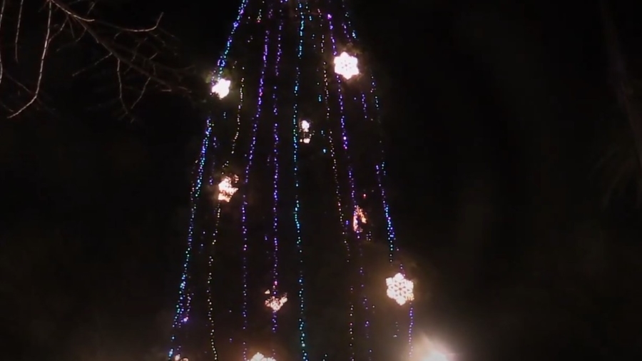 luces navideñas en santurtzi